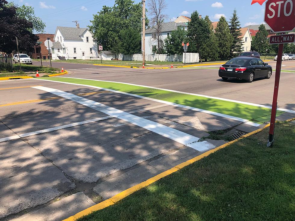 Intersection of Last Week&#8217;s Superior Hit &#038; Run Now Brightly Painted