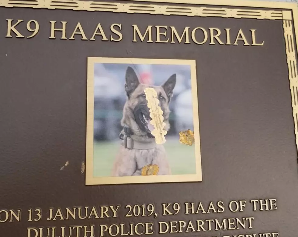 Reward Being Offered After K9 Haas Memorial Plaque Vandalized