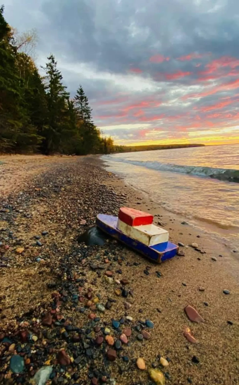 Toy Boat Floats 25+ Years &#038; Hundreds Of Miles On Lake Superior