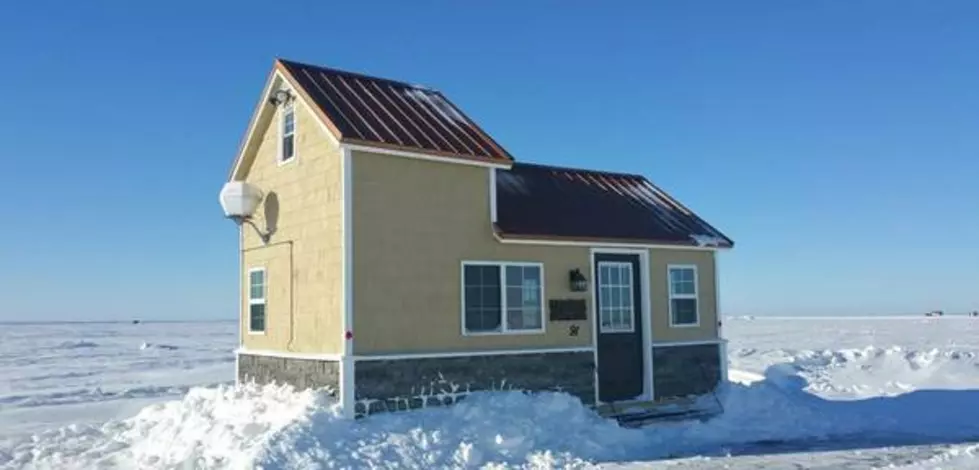 Want to Own This Custom ‘Tiny’ Fish House on Mille Lacs?