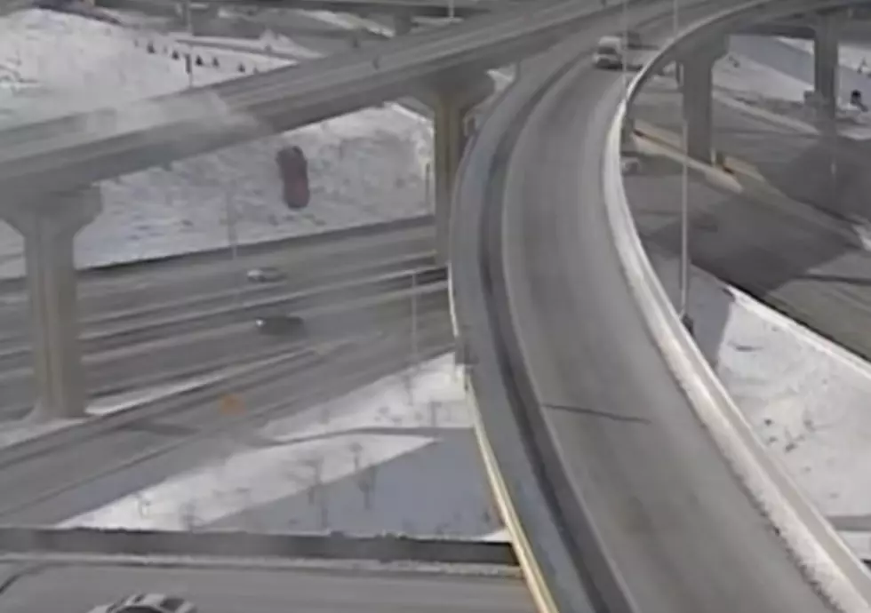 Watch a Truck Plunge 70 Feet Off Overpass Onto Highway Below [VIDEO]