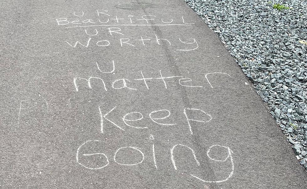 Look At This Inspiring Message on Duluth’s Lakewalk