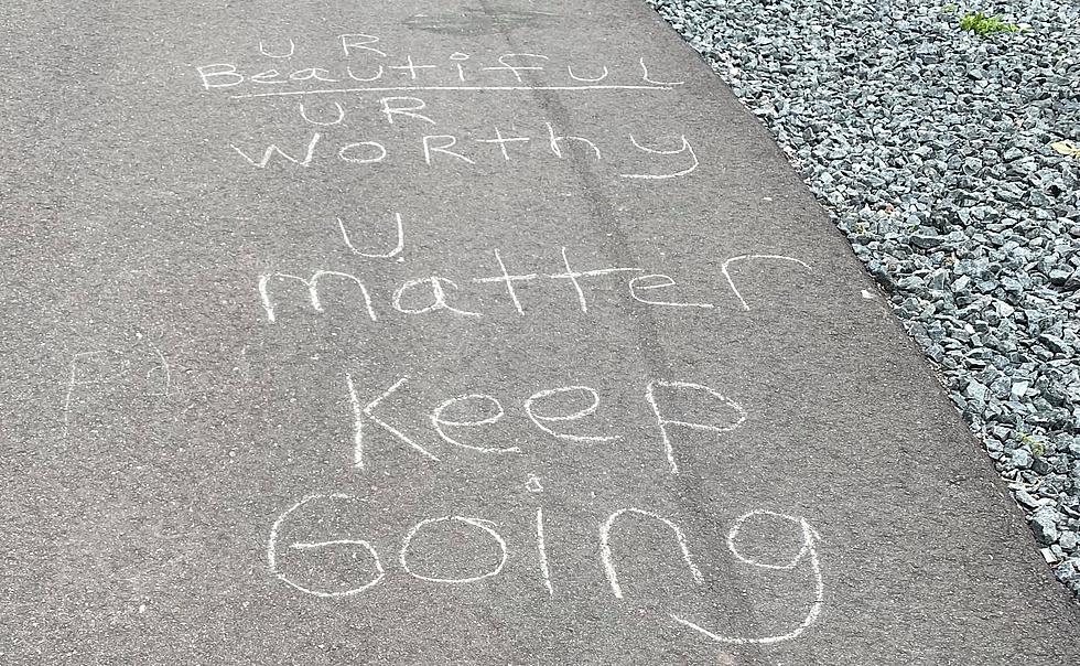 Look At This Inspiring Message on Duluth's Lakewalk