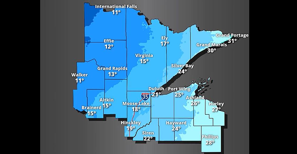 National Weather Service Duluth Shares Video Detailing How Quickly Temps Will Fall Tuesday