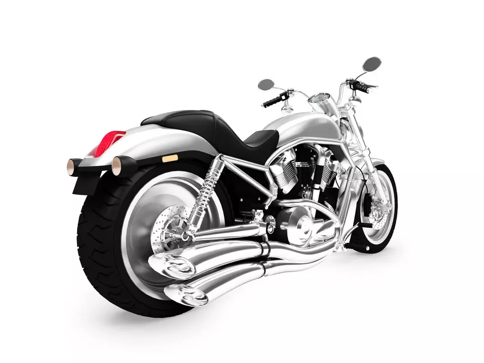 isolated motorcycle on a white background