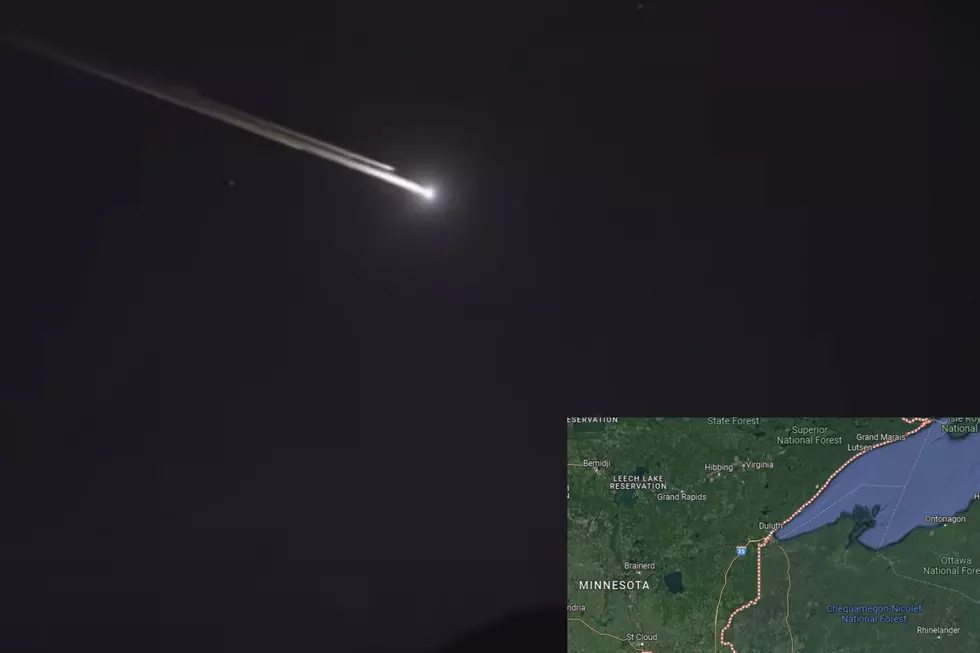 Bright Flash Streaking Across Northern Minnesota + Wisconsin Seen Thursday Night