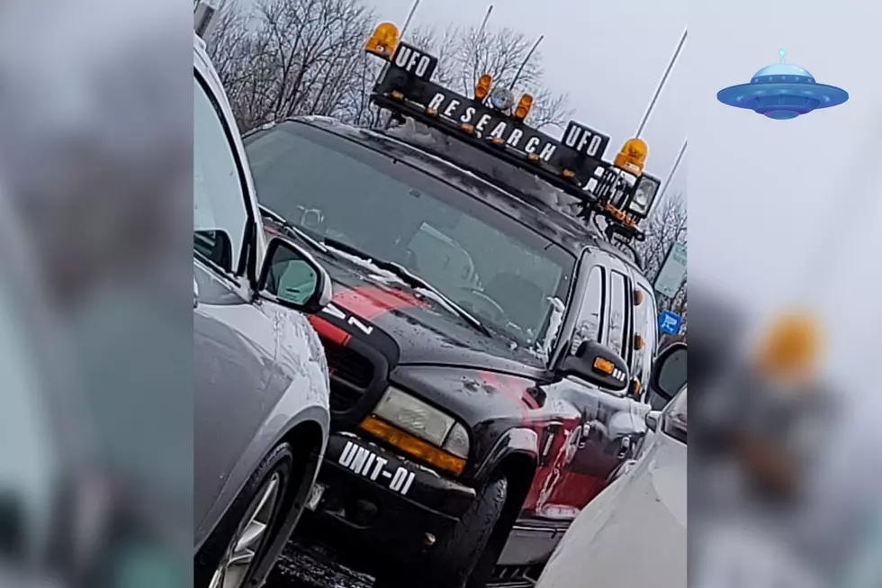 Does Anyone Know Who Drives This UFO Research Vehicle Spotted At Wisconsin Walmarts?