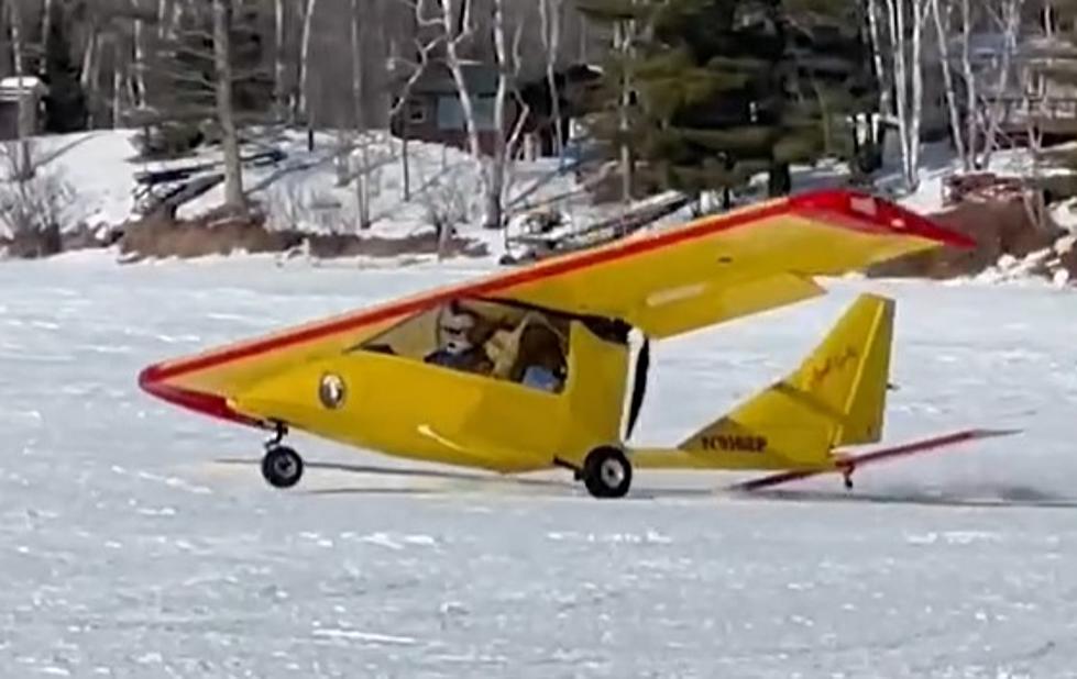Watch Airplane Lose Landing Gear Taking Off At Duluth's Fish Lake