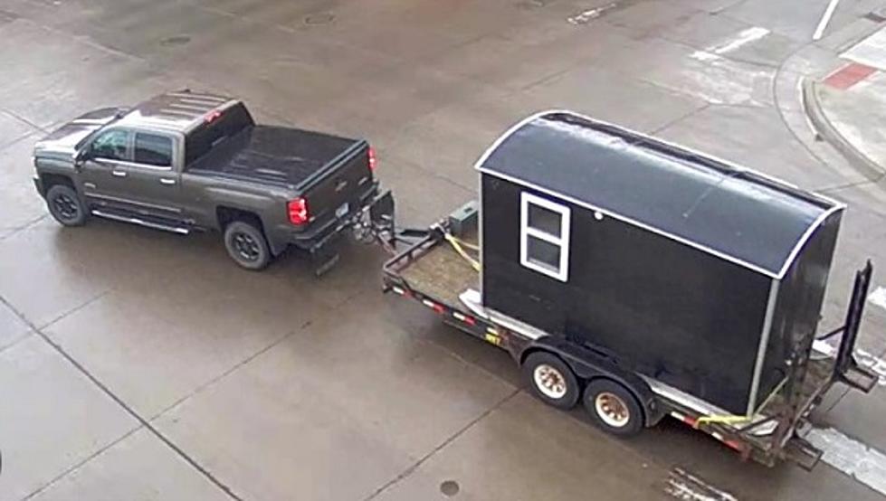 Duluth Police Need Help Identifying Truck Involved In Stolen Ice House + Trailer