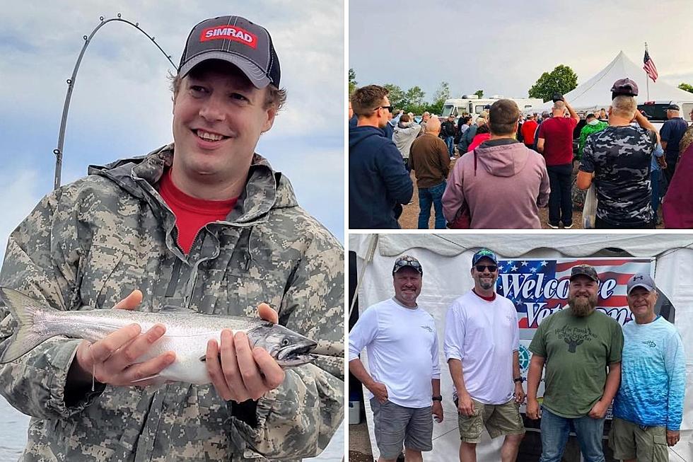 Fishing Community Comes Together To Honor Vets With Free Day Of Fishing On Lake Superior