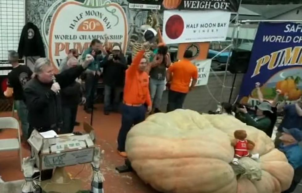 Minnesota Man Breaks World Record With 2,749 LB Pumpkin + Wins Competition For Third Time