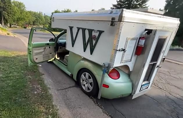 Have You Seen This Volkswagen Bug Tiny Car Camper In Duluth?