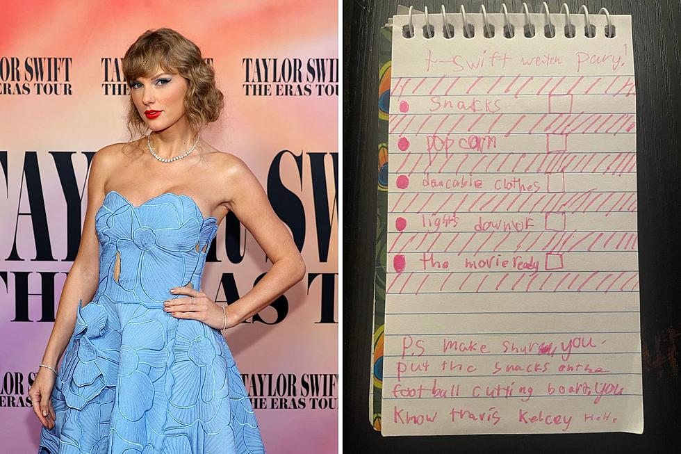 My Daughter's Checklist For Taylor Swift Watch Party Is Cute