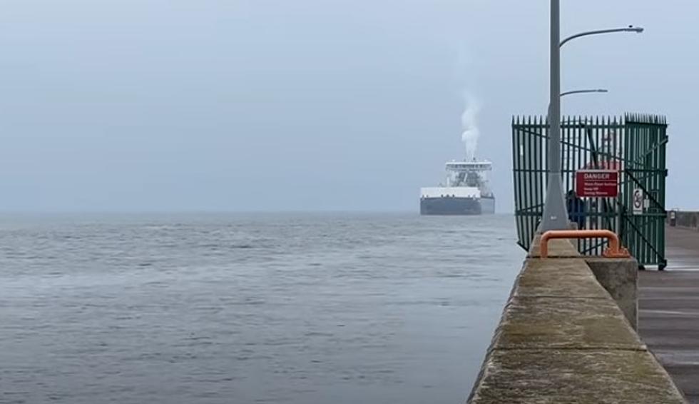 Abort! Rare Video Shows 740-Foot Algoma Ship Making Emergency Turn In Duluth