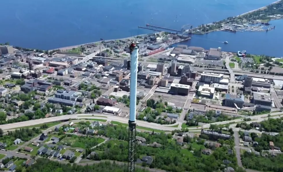Best View Of Lake Superior? Tower Climber Flies Drone 800 Feet Over Minnesota