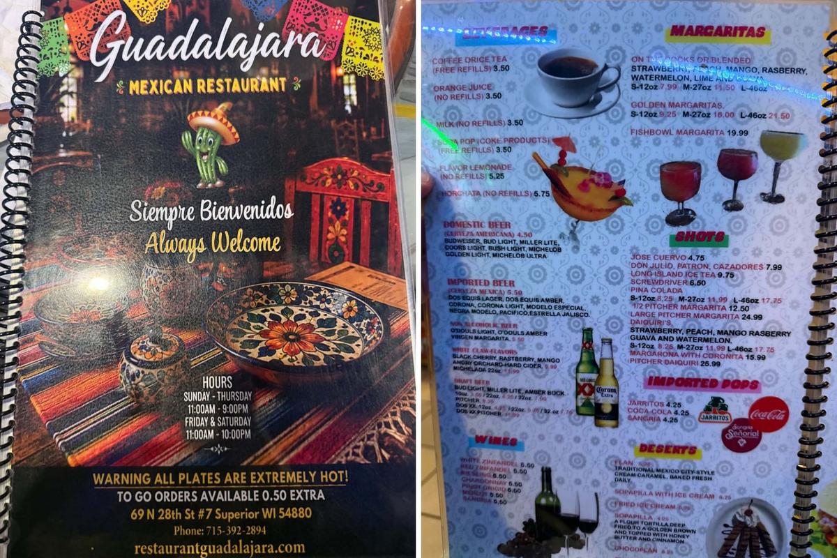 Guadalajara In Superior Debuts New Menus Guadalajara In Superior Debuts New Menus