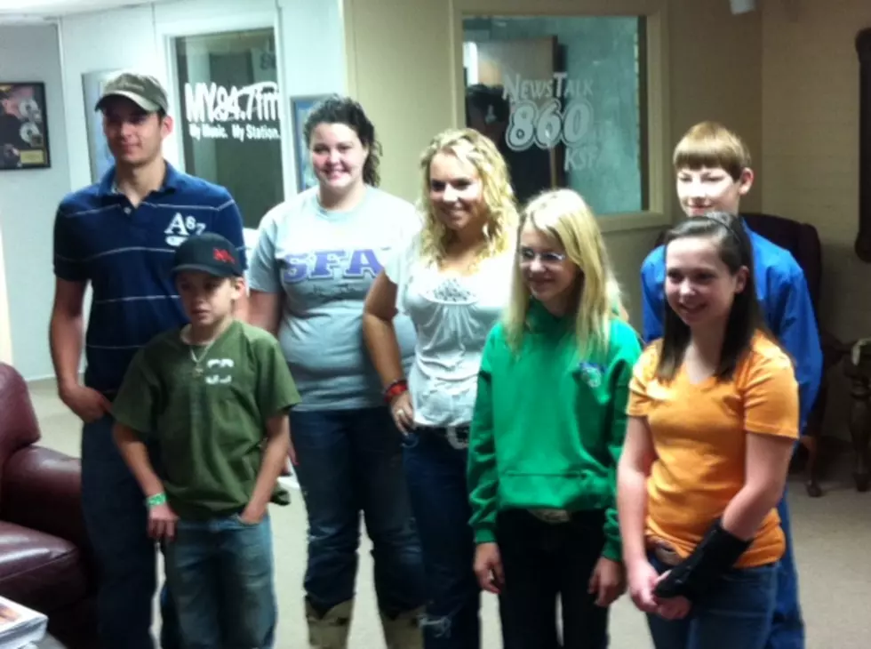 Angelina County Youth Fair Winners On Friday&#8217;s Merrell In The Morning Show