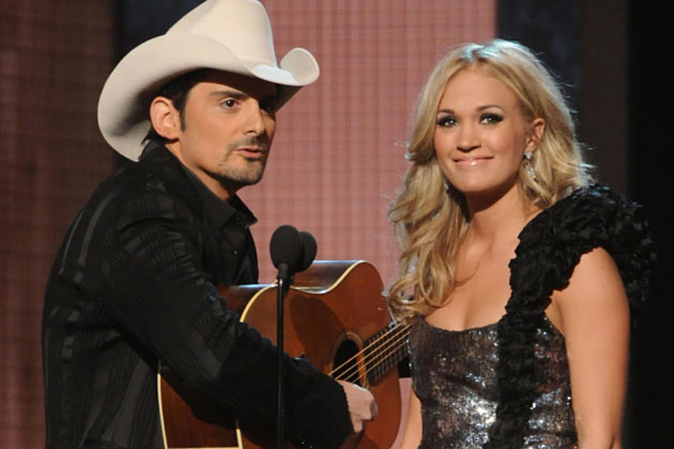Brad Paisley’s Son Tries to Impress Carrie Underwood With ‘Cave Man’ Moves