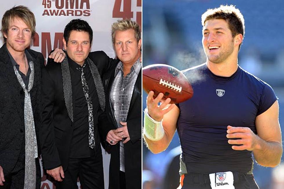 Rascal Flatts, Tim Tebow’s Favorite Band, Perform National Anthem Before Denver Broncos Win