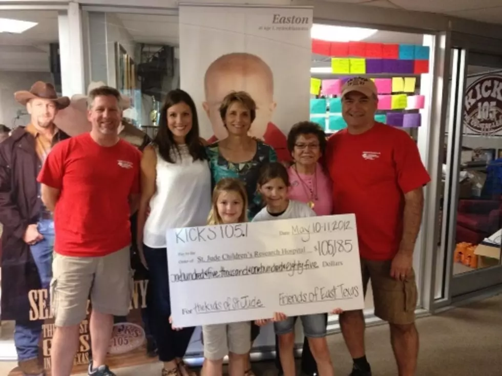 Over $105,000 Raised to Help Kids Beat Cancer with KICKS 105 St. Jude Radiothon