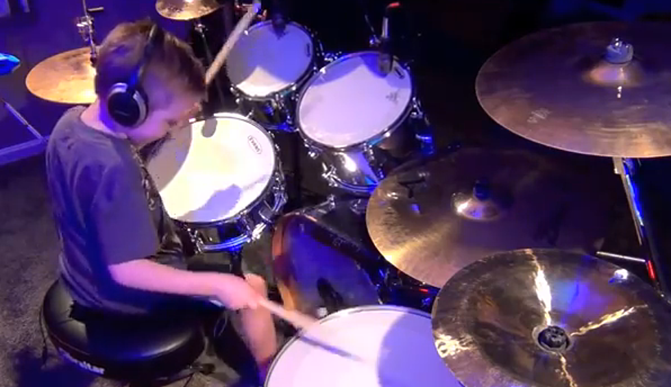 6 Year Old Drummer is Amazing on ‘Hot for Teacher’