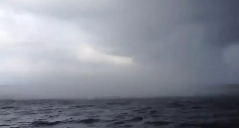 Extreme Close Up of Waterspout