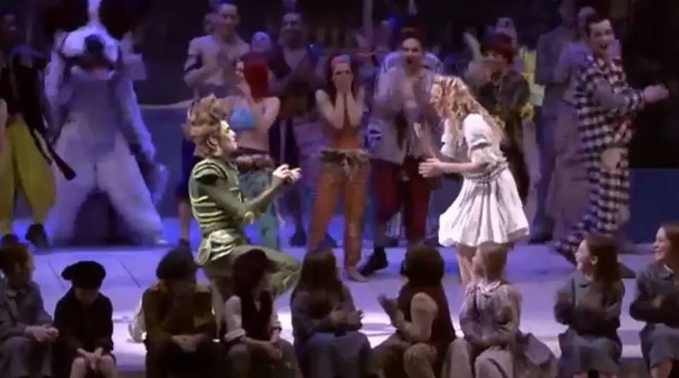 Peter Pan Proposes to Wendy During Live Performance