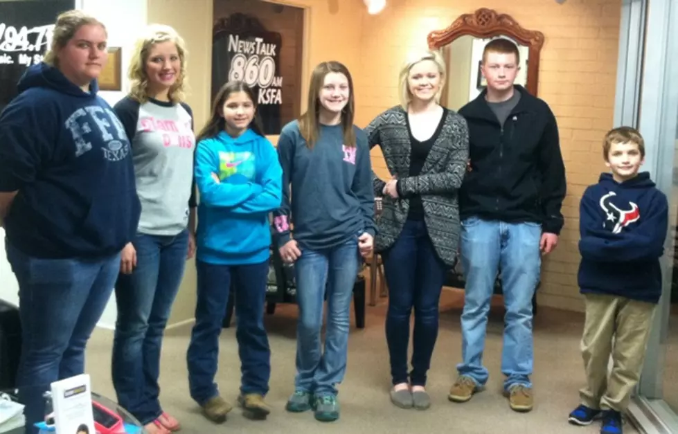 First Day Winners from County Fair Visit Merrell in the Morning