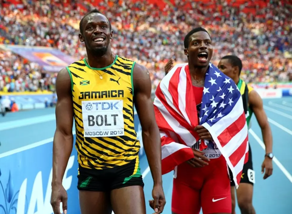 World’s Fastest Man Stops Interview to Honor America