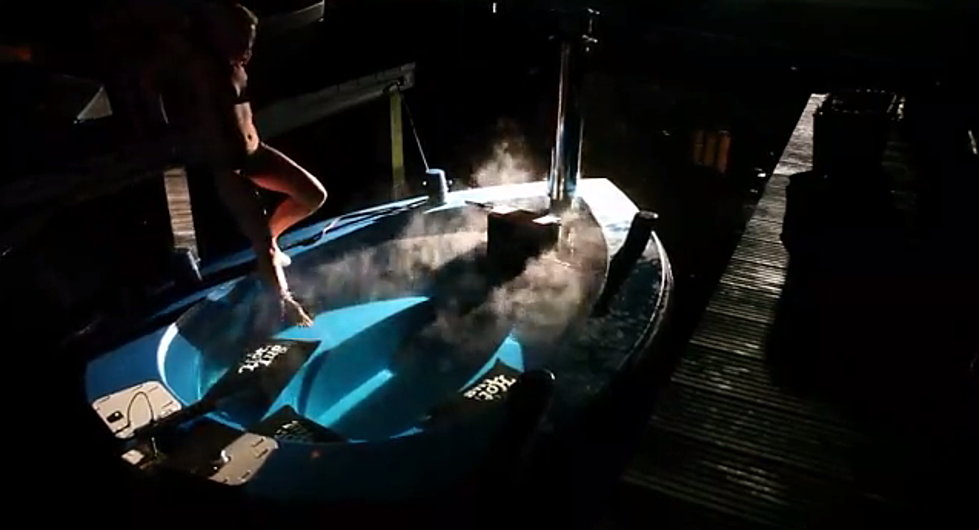 Hot Tub Boat Is A Different Way To Relax On The Lake