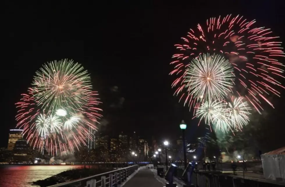 Amazing Video from Drone Flying into Fireworks Display