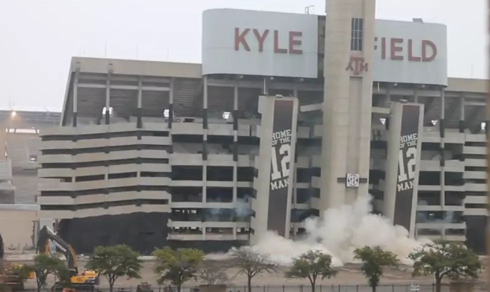Kyle Field Imploded for Renovations [WATCH]