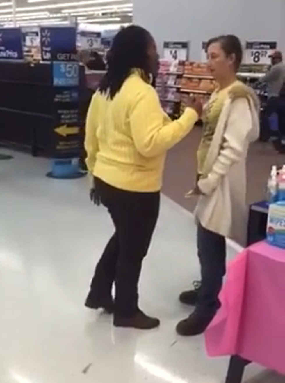 Head Butt, Take Down Caught on Video at Texas Walmart