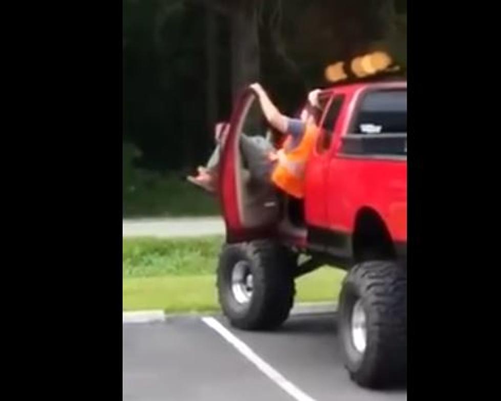 Watch This Man’s Epic Fail at Getting into His Truck