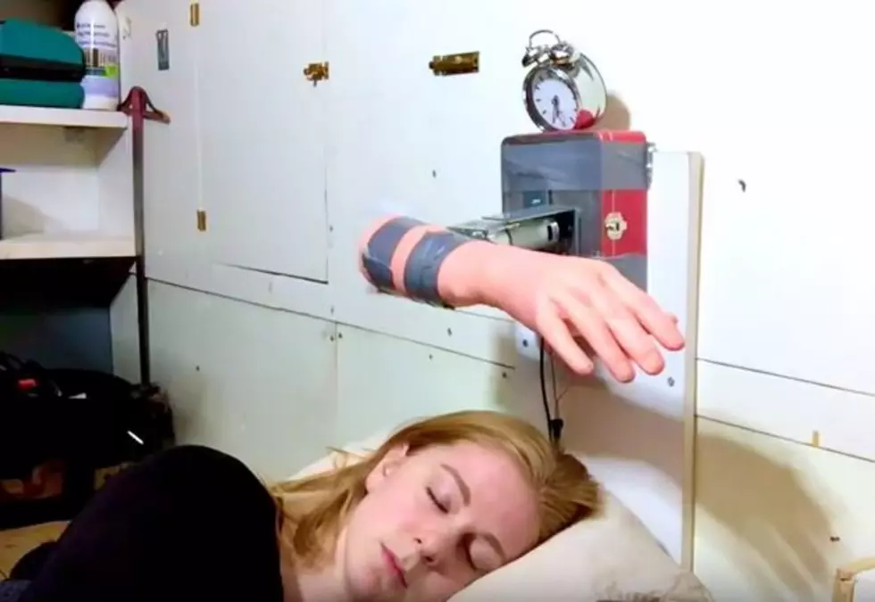 Alarm Clock That Slaps You in the Face [WATCH]