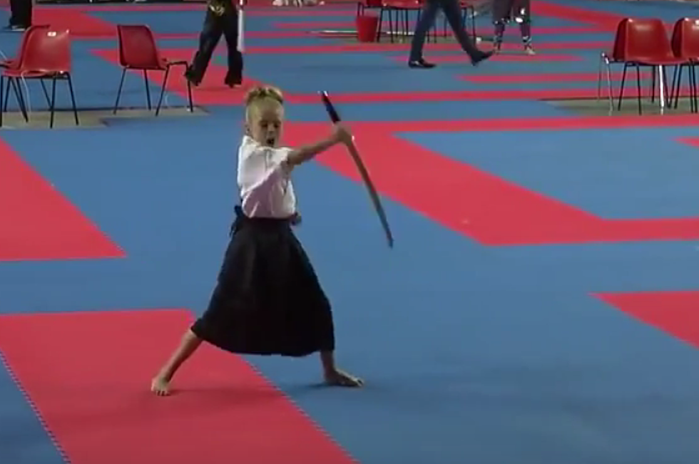 Young Girl Shows Off Amazing Ninja Skills [WATCH]
