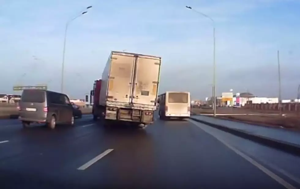 Truck Driver Makes Super Hero Move [WATCH]