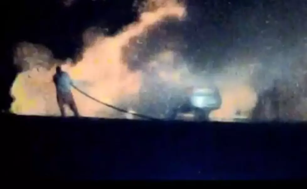 Firefighters Respond to Car Fire North of Lufkin [WATCH]