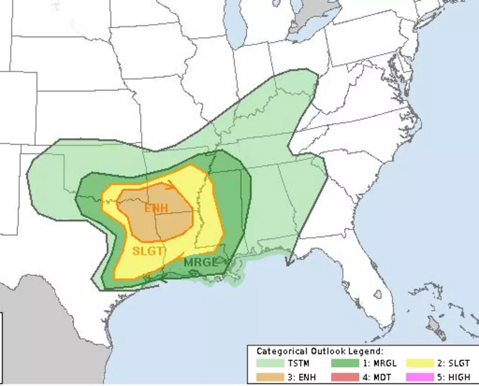 Severe Thunderstorm Watches Posted for East Texas