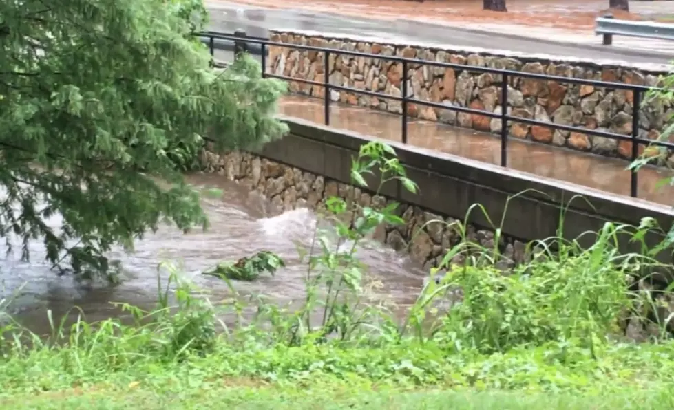 Lufkin Storm Video Shows Flooded Roads, Lightning, Tree Shrapnel