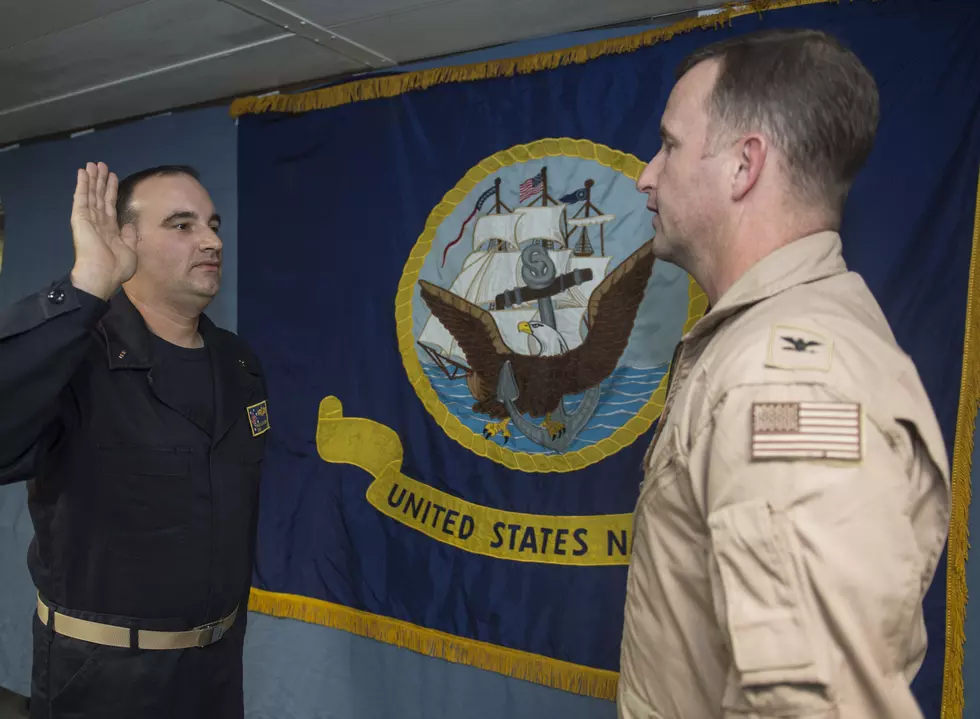 Corrigan Native Receives Promotion in U.S. Navy