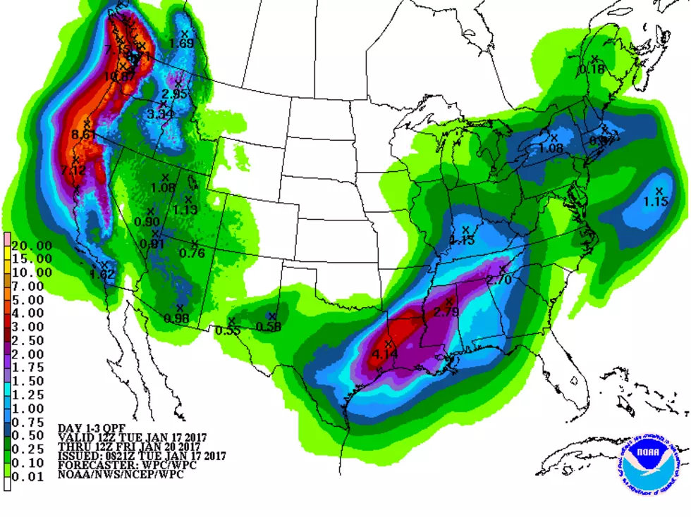 Over Four Inches of Rain Forecast for East Texas This Week