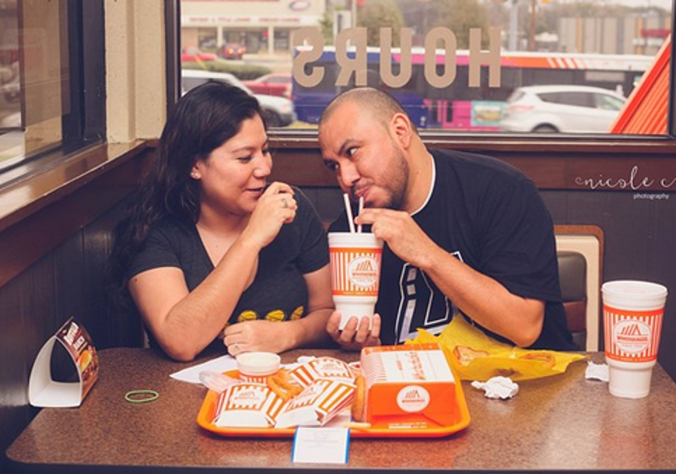 You Can’t Get More ‘Texas’ Than Engagement Photos At Whataburger