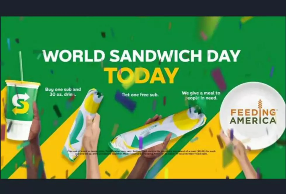 Get a Free Subway Sandwich and Help Feed America on Sandwich Day