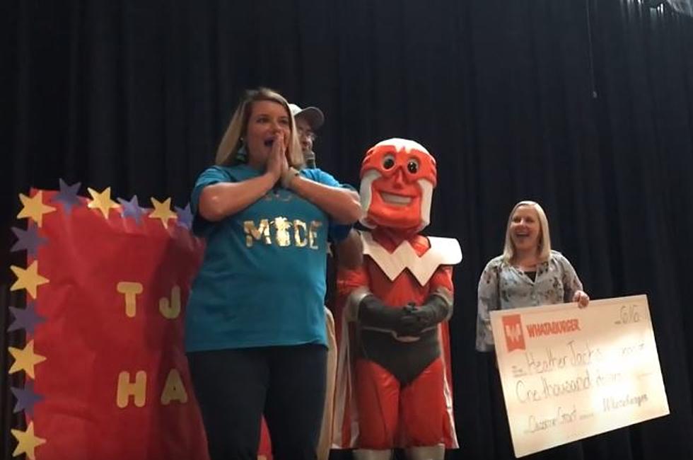 Nacogdoches Teacher Wins $1,000 From KICKS 105 and Whataburger