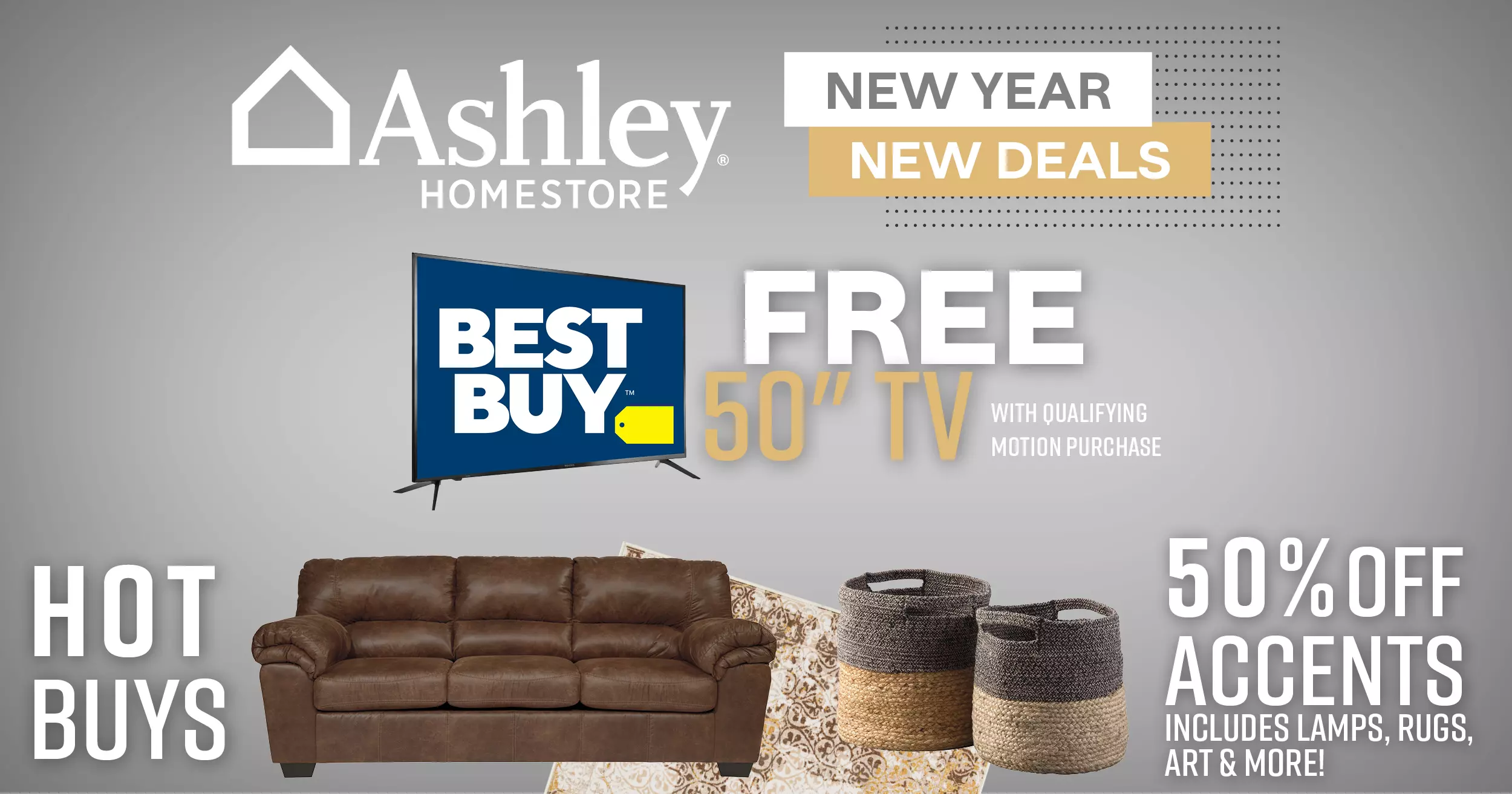 New Year New Deals Free Tvs More At Local Furniture Spot
