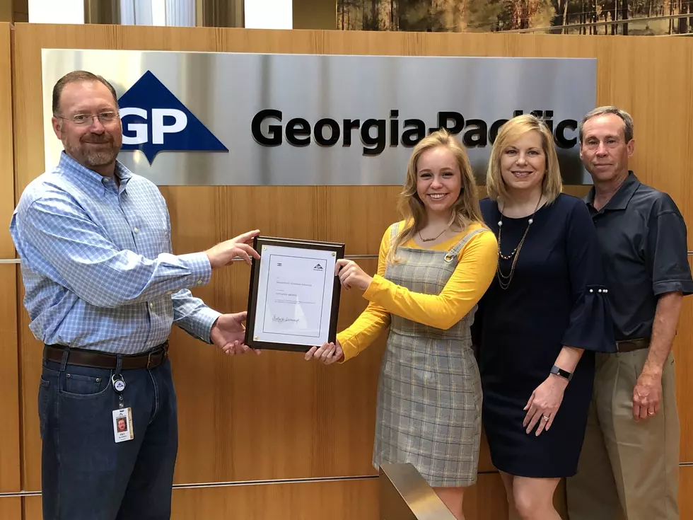 Georgia-Pacific Awards Scholarship to Hudson Graduate