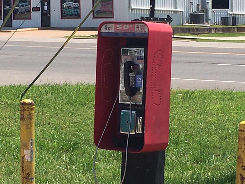 Is This the Last Stand Alone Pay Phone in Lufkin or Nacogdoches?