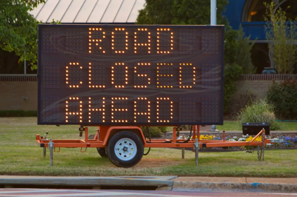 Downtown Nacogdoches Road Work Ahead