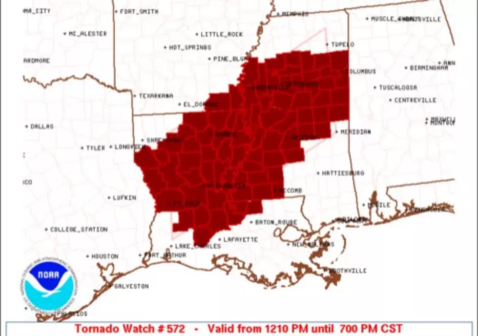 Tornado Watch for Toledo Bend, Outlook is Particularly Dangerous